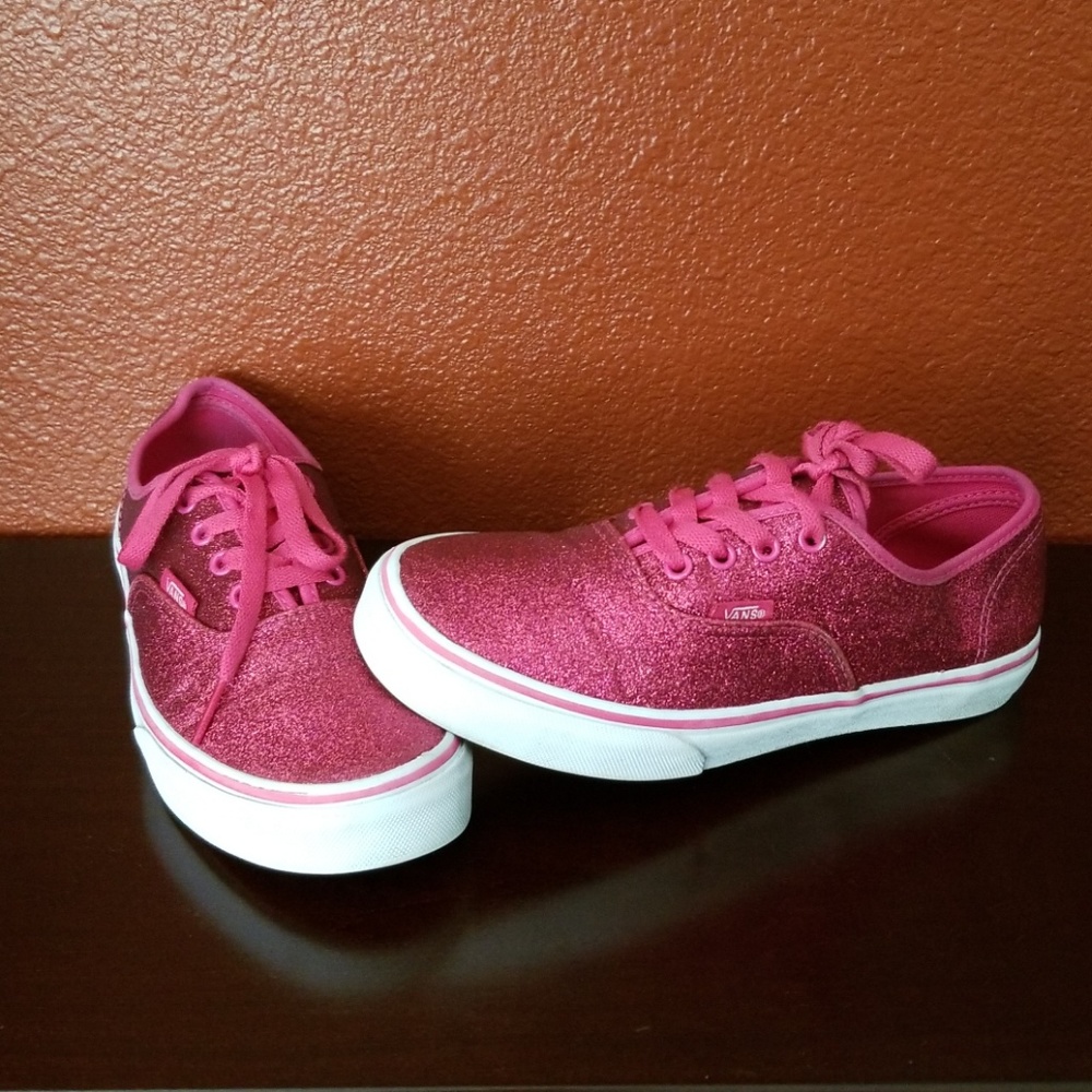 Rosy glitter Vans